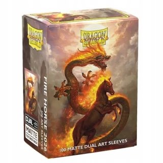 Dragon Shield Art Sleeves - Matte Dual - Year of the Fire Horse