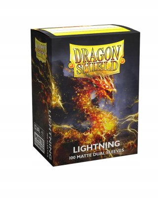 Dragon Shield Dual Matte Sleeves - Lightning 'Ailia' (100 Sleeves)