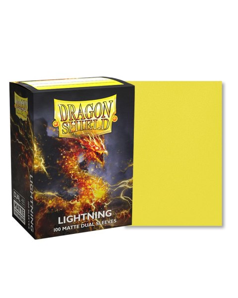 Dragon Shield Dual Matte Sleeves - Lightning 'Ailia' (100 Sleeves)