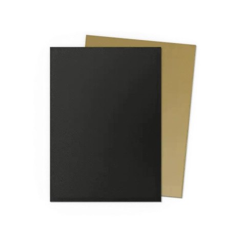 Dragon Shield Sleeves - Matte Dual - Black & Gold (100 Sleeves)