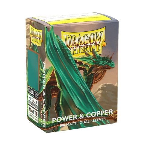 Dragon Shield Sleeves - Matte Dual - Power & Copper (100 Sleeves)