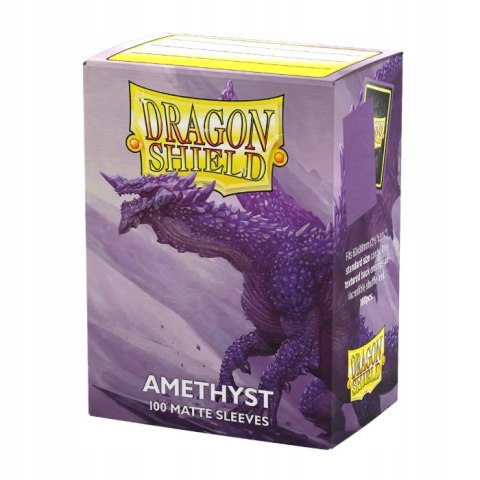 Dragon Shield Standard Matte Sleeves - Amethyst