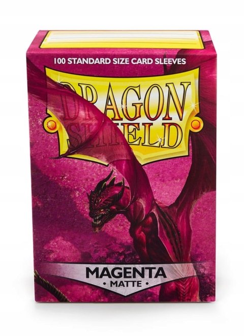 Dragon Shield Standard Sleeves - Matte Magenta (100 Sleeves)