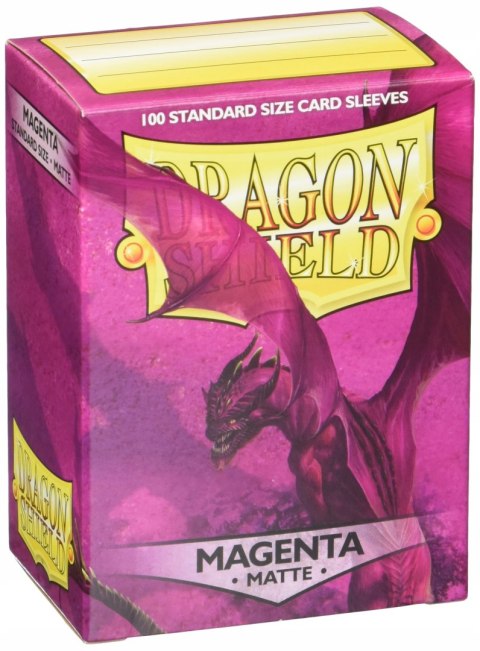 Dragon Shield Standard Sleeves - Matte Magenta (100 Sleeves)