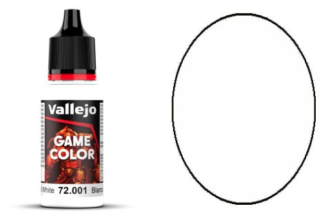 Farbka Vallejo 72.001 Game Color Dead White 17ml