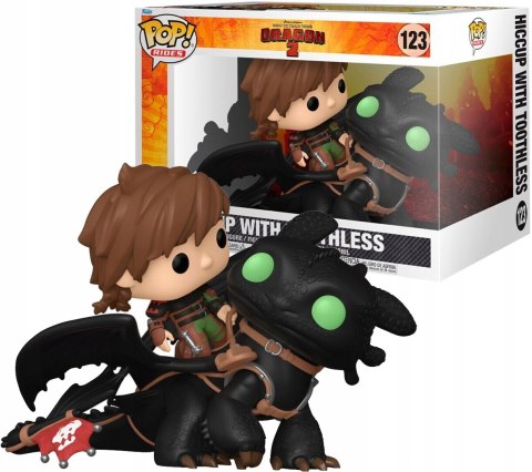 Funko Pop! Jak Wytresować Smoka Hiccup w/ Toothless 123