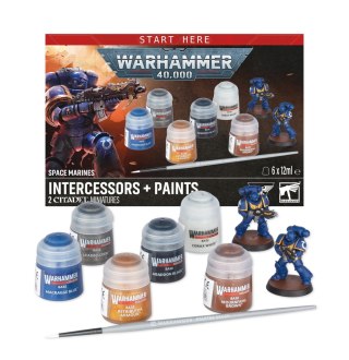 Space Marines: Intercessors PAINTS SET