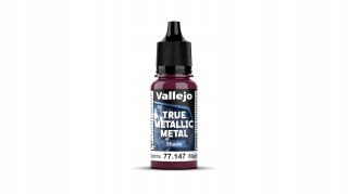 Vallejo 77147 True Metallic Metal 18ml Shade Crimson Magenta