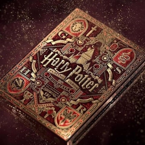 Bicycle Harry Potter talia czerwona - Gryffindor