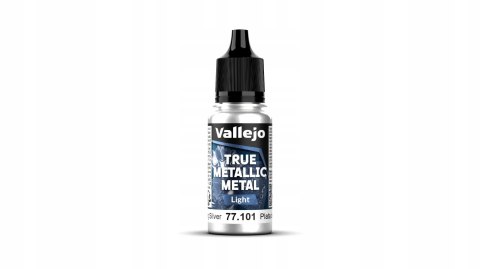 Farba Vallejo 77101 True Metallic Metal 101 Light Sterling Silver