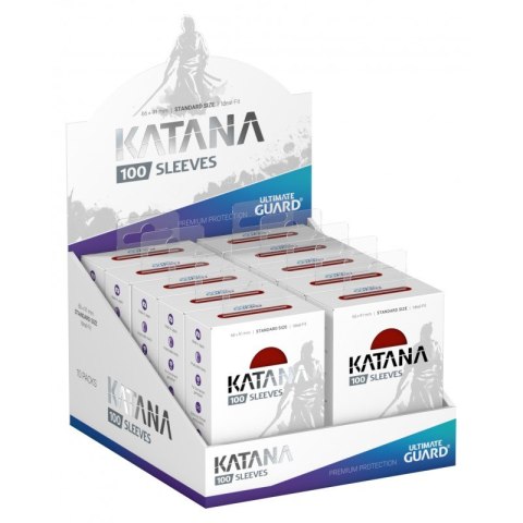 Protektory UG CCG Katana Czerwone 100szt