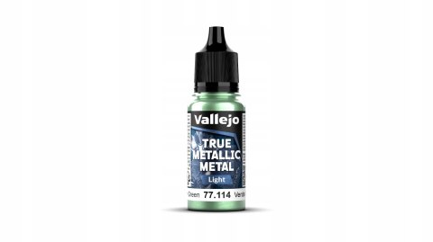 Vallejo 77114 True Metallic Metal 18ml Light Dusken Green