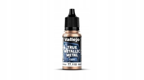 Vallejo 77118 True Metallic Metal 18ml Light Rusty Metal