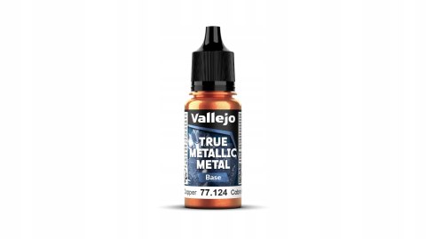 Vallejo 77124 True Metallic Metal 18ml Base Ancient Copper
