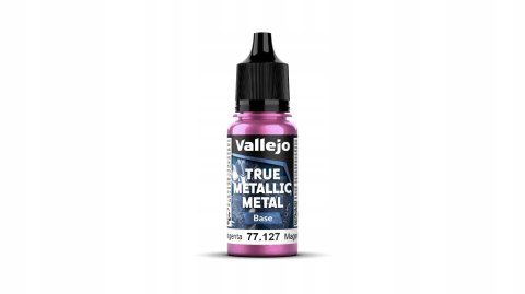 Vallejo 77127 True Metallic Metal 18ml Base Crimson Magenta
