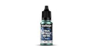 Vallejo 77134 True Metallic Metal 18ml Base Dusken Green