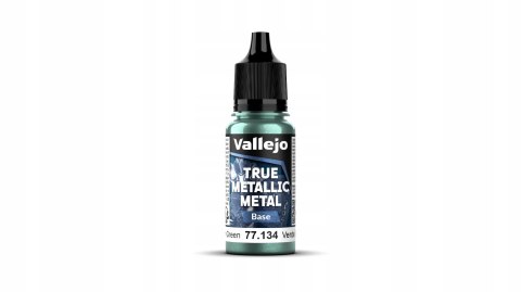 Vallejo 77134 True Metallic Metal 18ml Base Dusken Green