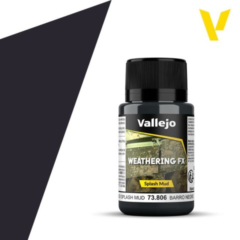 Vallejo Weathering FX Black Splash Mud 73806