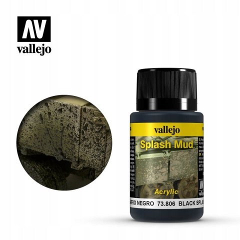 Vallejo Weathering FX Black Splash Mud 73806