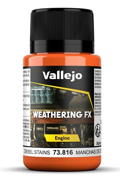 Vallejo Weathering FX Diesel Stains 73.816