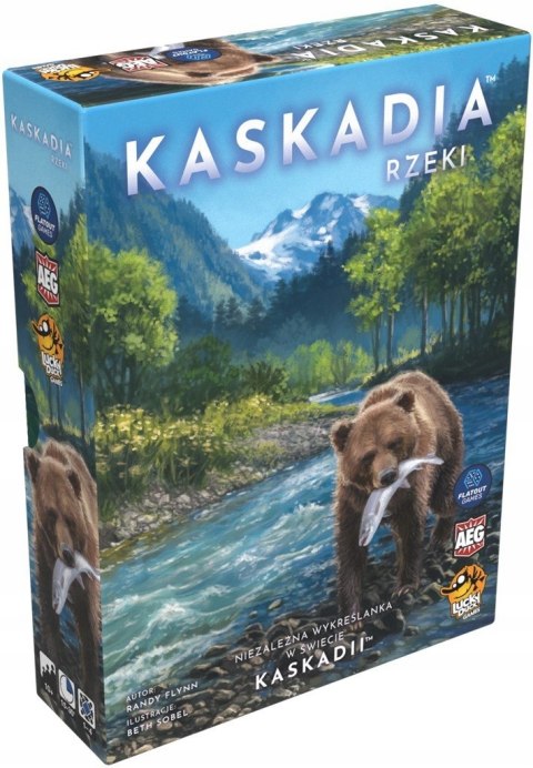 Gra planszowa Kaskadia: Rzeki - gra Lucky Duck Games