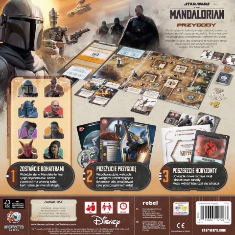 Gra planszowa The Mandalorian: Przygody Rebel
