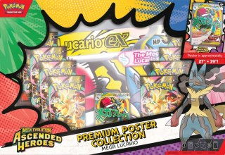 Pokémon TCG: Mega Evolution Ascended Heroes Premium Poster - Mega Lucario
