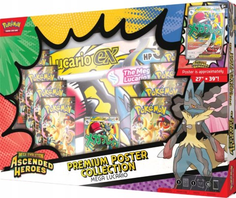 Pokémon TCG: Mega Evolution Ascended Heroes Premium Poster - Mega Lucario
