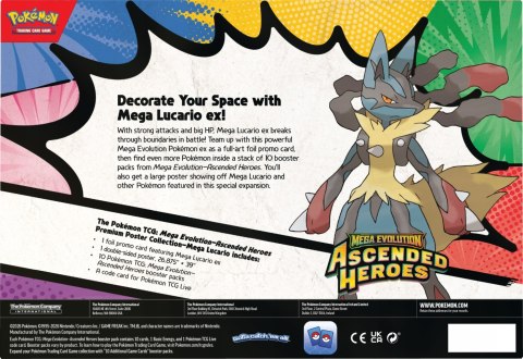 Pokémon TCG: Mega Evolution Ascended Heroes Premium Poster - Mega Lucario