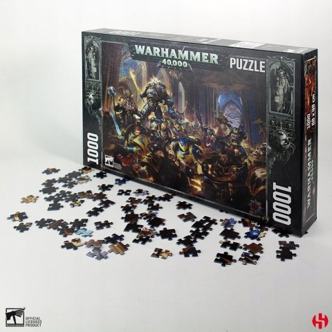 Puzzle Gulliman vs Black Legion Warhammer 40k Semic 1000 szt.