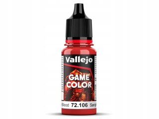 VALLEJO GAME COLOR - 72106 Scarlet Blood 18ml