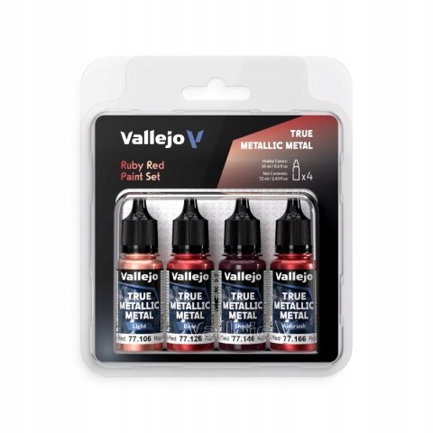 Vallejo 77254 TMM Set - Ruby Red (4 x 18 ml)
