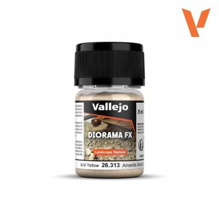 Vallejo Lansc Text Arid Yellow 0,1-0,6mm 35ml 26313