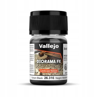 Vallejo Lansc Text Vulcan Black 0,1-0,6mm 35ml 26316