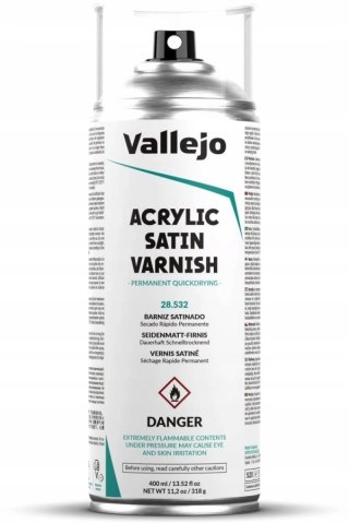 Vallejo Spray Satin Varnish 40ml 28532
