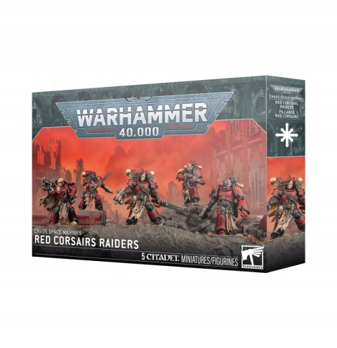 WARHAMMER 40K - CHAOS SPACE MARINES RED CORSAIRS RAIDERS