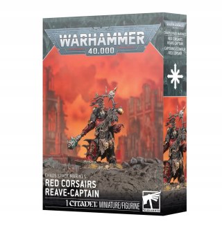 WARHAMMER 40K - CHAOS SPACE MARINES RED CORSAIRS REAVE-CAPTAIN
