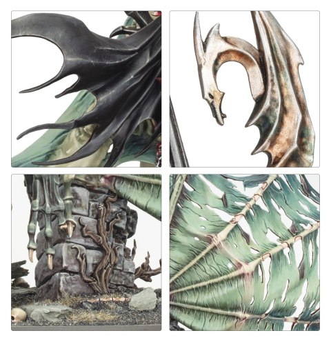 WARHAMMER AOS - SOULBLIGHT GRAVELORDS PRINCE VHORDRAI LORD ON CRIMSON KEEP