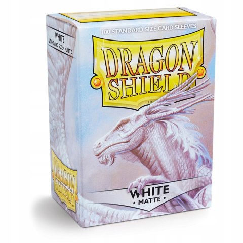 Koszulki na karty Białe white Dragon Shield