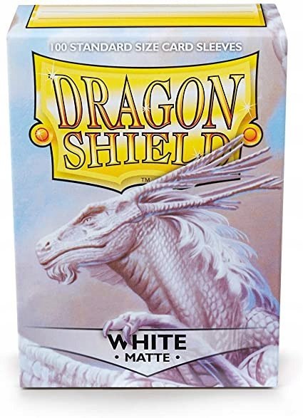 Koszulki na karty Białe white Dragon Shield