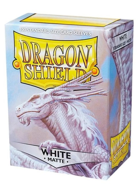 Koszulki na karty Białe white Dragon Shield