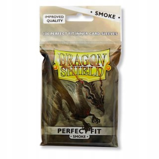 Koszulki na karty Dragon Shield Standard Perfect Fit Sleeves Smoke 100