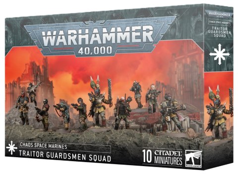 WARHAMMER 40K - CHAOS SPACE MARINES TRAITOR GUARDSMEN SQUAD