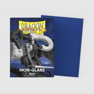 Dragon Shield Matte Non-Glare Sleeves - Blue (100 Sleeves)