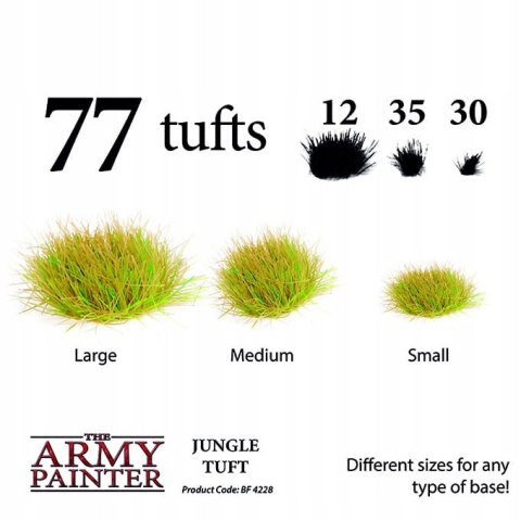Kępki trawy Army Painter Jungle Tuft 77 sztuk