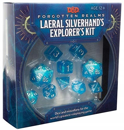 Kości D&D 5.0 Laeral Silverhand's Explorer's Kit 10 szt.
