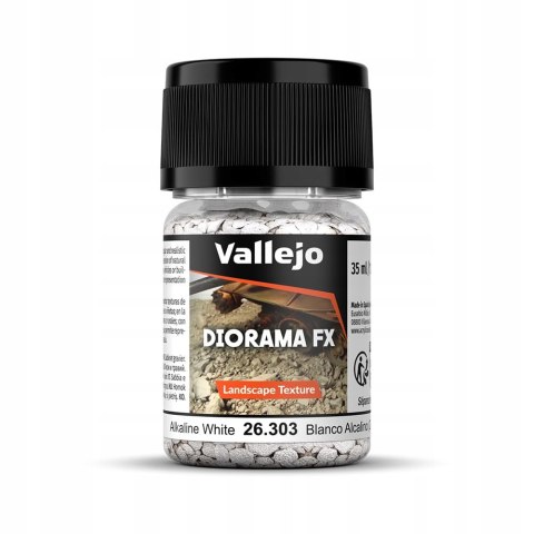 Vallejo Lansc Text Alkaline White 35 ml 2 - 5 mm 26303