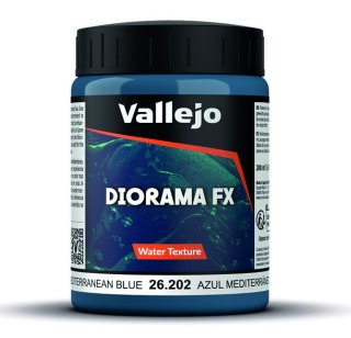 Vallejo Water Tex. Mediterranean Blue 200ml 26202