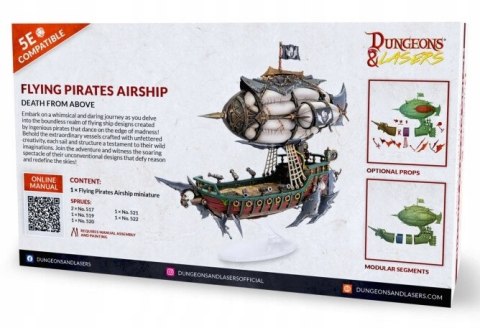 Dungeons and Lasers Flying Pirates Airship