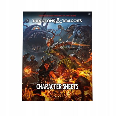 KARTY GRACZA DUNGEONS & DRAGONS RPG - CHARACTER SHEETS 2024